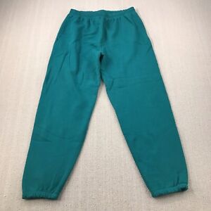 Vintage BVD Sweatpants Mens Extra Large Green Drawstrings Pockets 90s USA Jogger