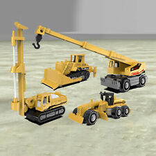 1 64 Scale Construction Vehicle Toy Realistic 6pcs/set