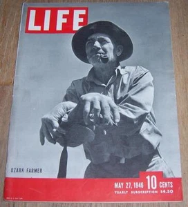 Life Magazine May 27, 1946 Ozark Farmer V-2 Rockets Liquor Army Wives Toscanini - Picture 1 of 1