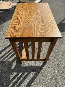 Solid Oak Desk - Picture 1 of 3