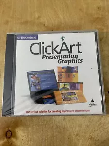 New Broderebund Clickart Presentation Graphics PC - Use Images To Enhance - Picture 1 of 2
