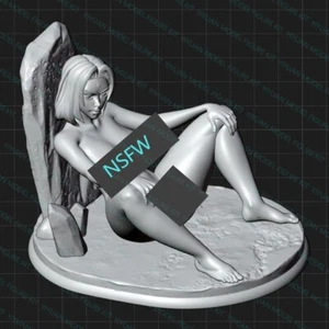 1/24 Resin Model Kit Tsunade Girl NSFW Effigy Uncolored Unassembled 3D Print Toy - Picture 1 of 11