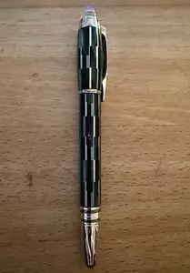 Montblanc Starwalker Black Mystery Roller Ball Fine Liner Edelharz ID 104226 OVP - Bild 1 von 5