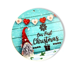 Wooden Hanging Sign Xmas Tree Ornament Merry Christmas Gift Home Decoration 35 - Picture 1 of 7