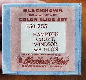 36 películas Blackhawk de colección diapositivas a color de 35 mm - Hampton Court, Winsor & Eton - 350-255 - Imagen 1 de 13