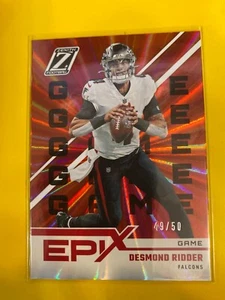 RS17649 2022 Zenith Epix Orange Game #2 Desmond Ridder #49/50 - Picture 1 of 1