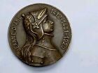 Monnaie Jeton Médaille De Table Bronze Jeanne d'Arc BLOIS 1920