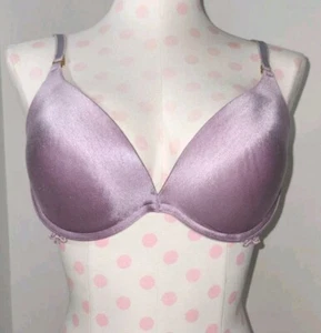 Victoria’s Secret Push-UP Plunge  Bra 36C LILAC - 70817 - Picture 1 of 11