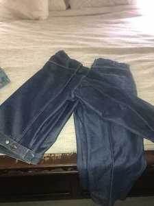 FUBU DENIM JEANSJACKE JEANS HOSE SET ANZUG BAGGY Y2K HIP HOP HOSE GR 38x34 - Bild 1 von 16