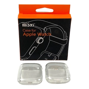 Misxi TPU Soft Case do Apple Watch 45mm Series 7 Przezroczyste 2-pak - Zdjęcie 1 z 1