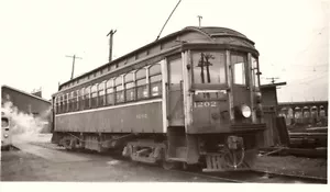 5B803 RP 1957 BC ELECTRIC RAILROAD TRAIN CAR #1202 AT VANCOUVER - Picture 1 of 1