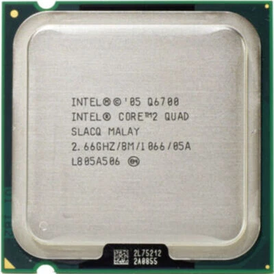 Intel Core Q6600 Q9650 Q6700 Q8400 Q9400 Q9500 LGA775 CPU Processor - Image 1 of 4