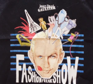¡Raro! Bolso de Mano Jean Paul GAULTIER Moda Freak Show ¡NUEVO! Algodón negro unisex - Imagen 1 de 15