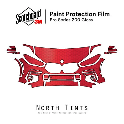 BMW X6 M-Sport 2020-2023 Serie 3M PRO Protección Pintura Precortada Sujetador Transparente Kit PPF Foto 1 de 4