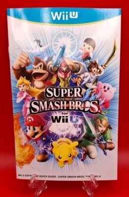 Super Smash Bros. - Nintendo Wii U - Manual Only  - Image 1 of 2