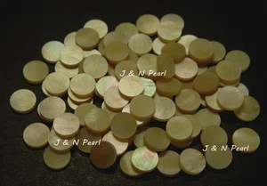 20+2 Stck. Kostenlos 2 mm Gold Perlmutt Inlay Punkte, glänzend, Gold mit Schillern - Bild 1 von 2