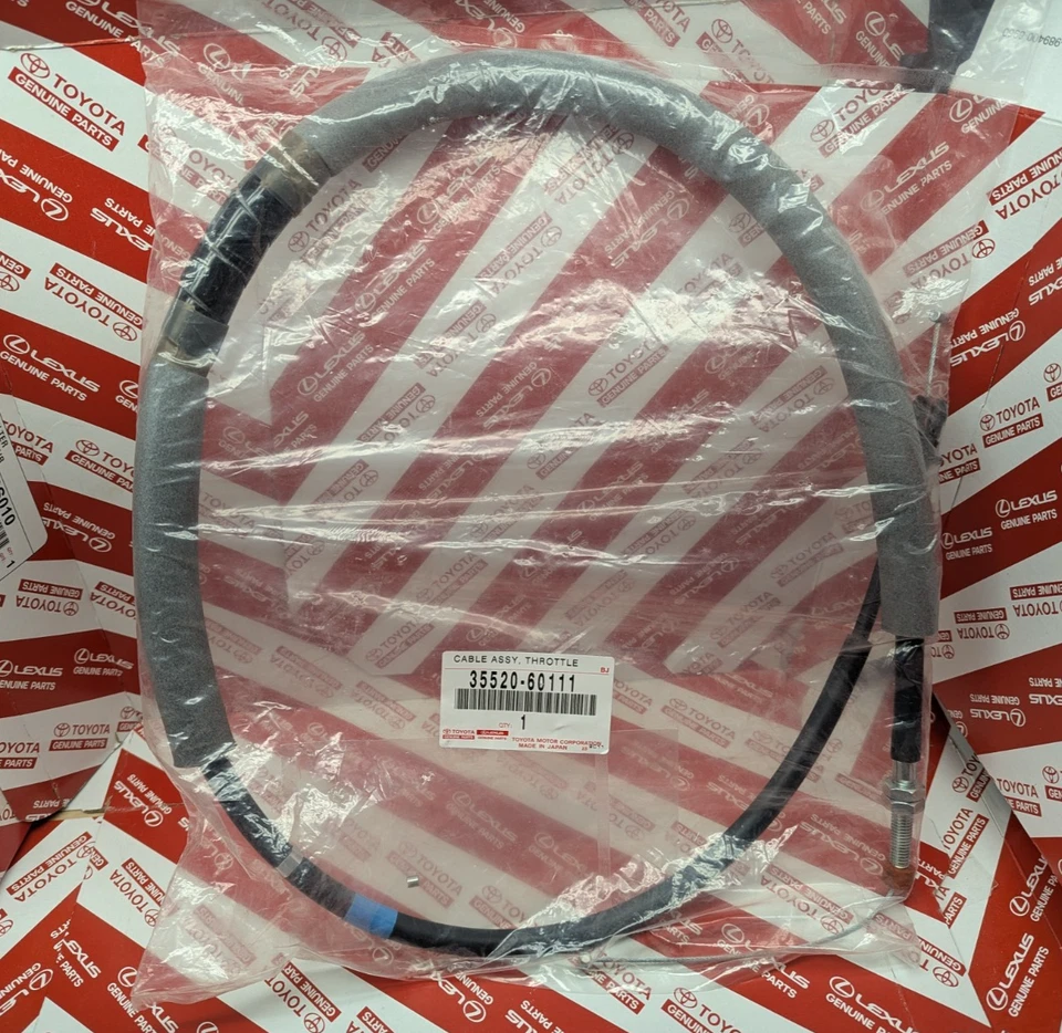 Cable acelerador 35520-60111 - 1993-1995 FZJ80 Land Cruiser - genuino Toyota Foto 1 de 1