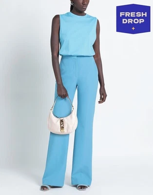 RRP€829 MOSCHINO COUTURE! Leather Shoulder Bag Logo Snake Embossed Zipped - Image 1 of 4