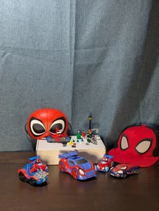 Spider-Man Mega Set Giocattolo / Set LEGO 76275, Lanciatore Hot Wheels, Auto, Maschera e Cappello - Foto 1 di 24