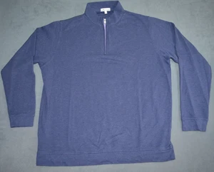 Peter Millar 1/4 Zip Pullover Blue Men's Size 2XL Golf Casual Quarter Zip - Picture 1 of 9