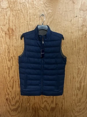 Peter Millar Mens Whistler Reversible Puffer Blue Vest Size Small $595 - Image 1 of 4