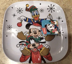 Disney Mickey Mouse and Friends WEIHNACHTEN Melamin Teller 10" 4er Set Neu - Bild 1 von 1