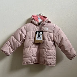 The North Face Baby Girls Reversible Shasta Jacket Pink 18-24M - Picture 1 of 4