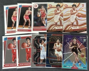 2021-22 Jalen Johnson Rookie RC LOT (10) Panini Prizm Optic Select Revolution - Picture 1 of 1