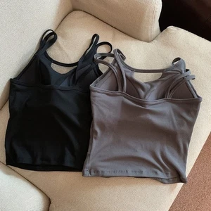 Trendy Ladies' Hollowed Out Vest with Chest Cushion for Everyday Style - Picture 1 of 12