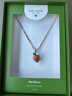 Collar Tenis Kate Spade New York X Target Fresa Dije - EDICIÓN LIMITADA Foto 1 de 3
