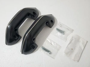 2 piezas. Par de reposabrazos negros con tornillos para camioneta Chevy/GMC de 1955-66 - Imagen 1 de 14