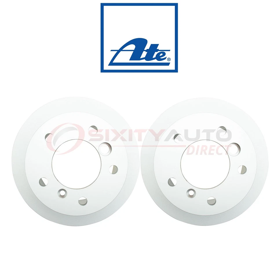 2 pc ATE Rear Disc Brake Rotor for 2009-2013 Mercedes-Benz G550 - Braking um Foto 1 de 4