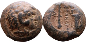 Larger Ancient Macedonian bronze coin of Alexander III The Great - Picture 1 of 1