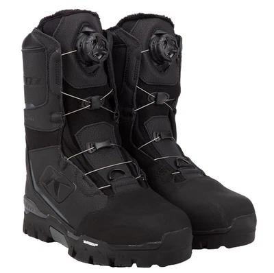 KLIM AURORA GTX BOA SNOWMOBILE BOOTS GORE-TEX THINSULATE BLACK WOMEN'S U.S. 6 - Image 1 of 4
