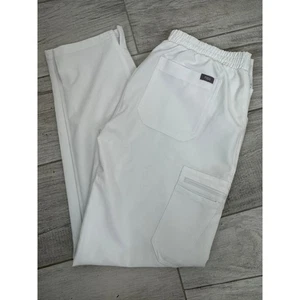 Pantalone scrub FIGS collezione tecnica donna bianco elastico in vita taglia S - Foto 1 di 4
