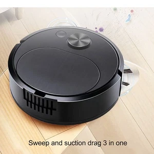 Robot Vacuum Cleaner Low Noise 3 In 1 Sweeping Vacuuming Mopping For Home Office - Picture 1 of 11