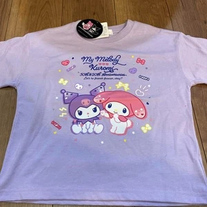My Melody & Kuromi Short sleeve T-shirt girls Teen size 130cm - Picture 1 of 2