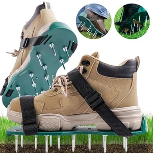 Rasenlüfter Rasenbelüfter Schuhe Nagelschuhe Nagelsohle Aerifizierer Belüfter - Bild 1 von 15