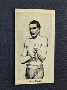 1938 Cartledge Famous Prize Fighter Card # 16 Jem Mace HOF (EX) - Picture 1 of 3