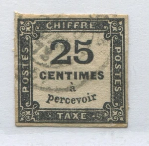France 1871 25 centimes Postage Due used - Picture 1 of 1