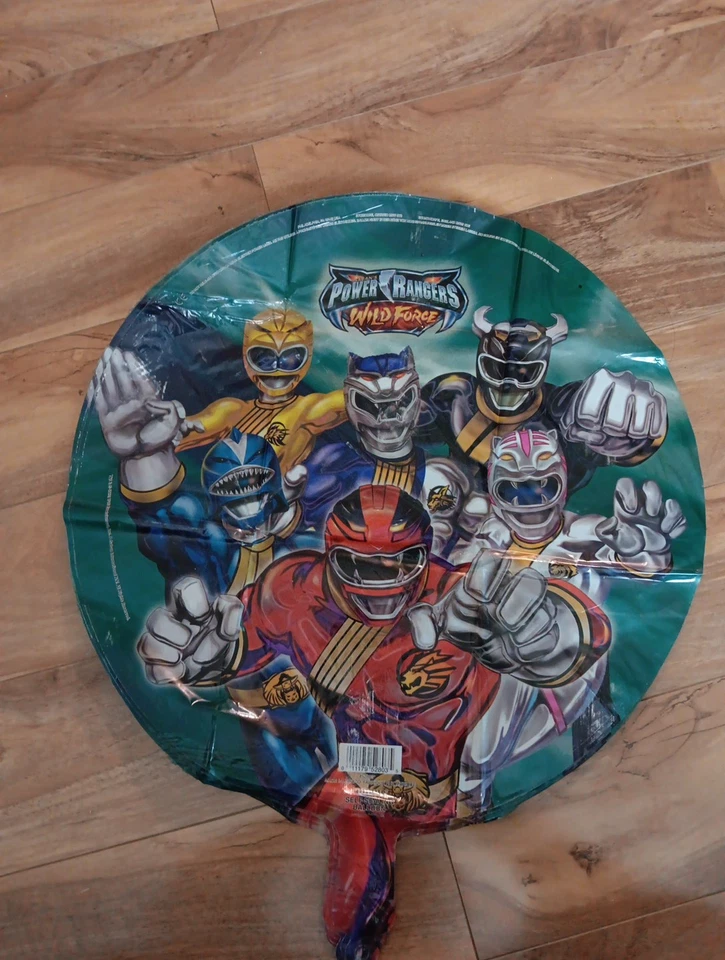 ¡Lote de 12 globos de fiesta Power Rangers!! Mylar 18" USA Cumpleaños Todas las Fiestas Foto 1 de 4