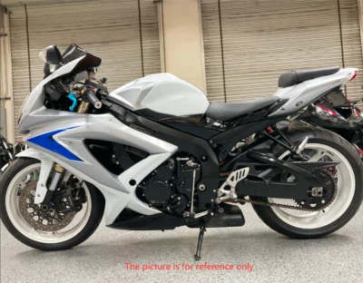 Kit de carenados blancos plateados para carrocería ABS Suzuki 2008 2009 2010 GSXR600 GSXR750 Foto 1 de 4