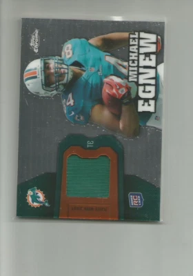 2012 TOPPS CHROME ROOKIE RELICS #RR16 MICHAEL EGNEW - Image 1 of 2