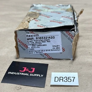 BRAND NEW Bosch Rexroth Pre-Greased Runner Block/Ball Rail R165321420 + WARRANTY - Picture 1 of 7