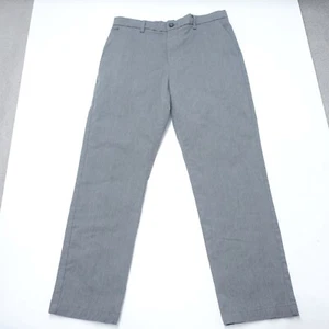 Pantalone chino uomo Croft & Barrow 32X30 grigio vestibilità classica cotone dritto zip mosca - Foto 1 di 8