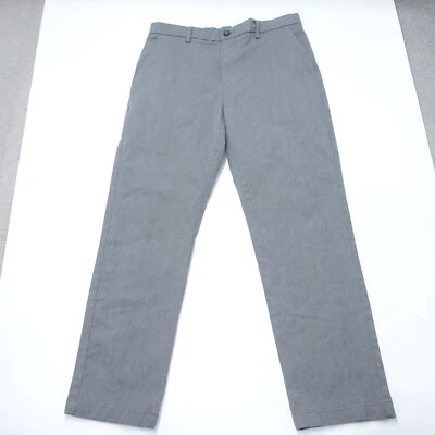 Pantalones chinos Croft & Barrow para hombre 32X30 gris calce clásico algodón recto cremallera mosca Foto 1 de 4