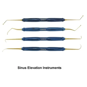 DASK Instrumentos de Elevación Sinusal Implante Juego de 4 Avanzados Acero Inoxidable Mano - Imagen 1 de 22