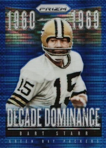 2013 Panini Prizm Football Decade Dominance Prizm Blue #4 - Bart Starr 13-410 - Bild 1 von 2