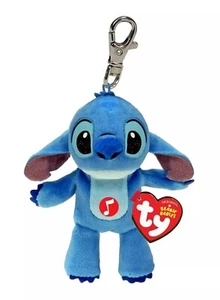 Ty Beanie Babies Disney Stitch 9cm Soft Toy Clip BNWTs - Picture 1 of 1