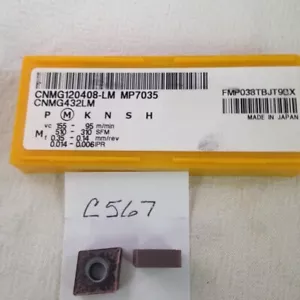 10 NEUE MITSUBISHI CNMG 432LM HARTMETALL-EINSÄTZE. CNMG 120408-LM GR: MP7035. (C567) - Bild 1 von 1